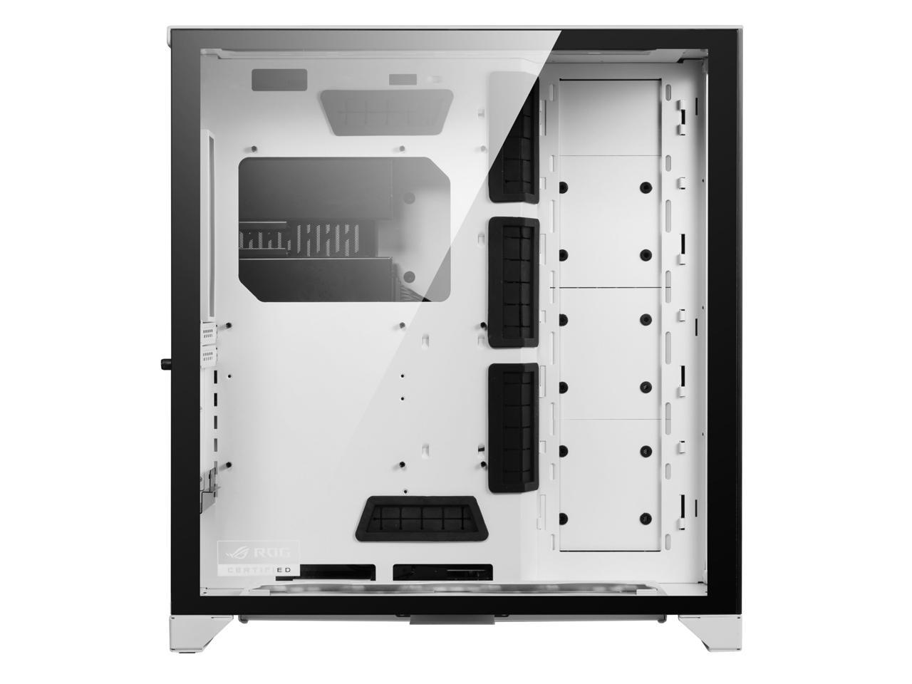 Lian Li O11 Dynamic Xl Rog Certificated White Color Tempered Glass On The Front And Left Side E Atx Atx Full Tower Gaming Computer Case O11d Xl W Commteck